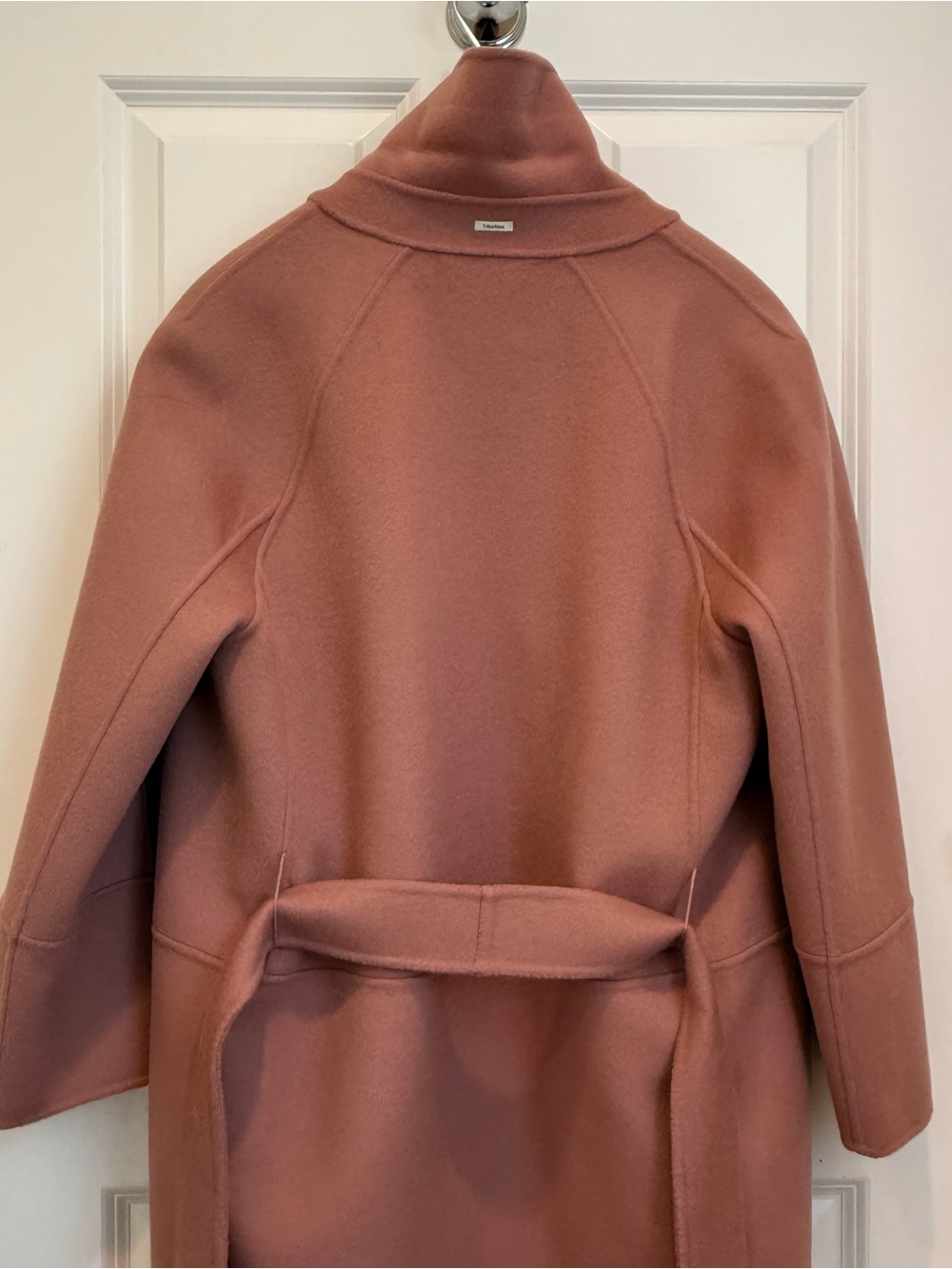 ‘S Max Mara “ Arona “ 100% Wool Coat Dust Pink All seasons. Size: US8 - Picture 12 of 12